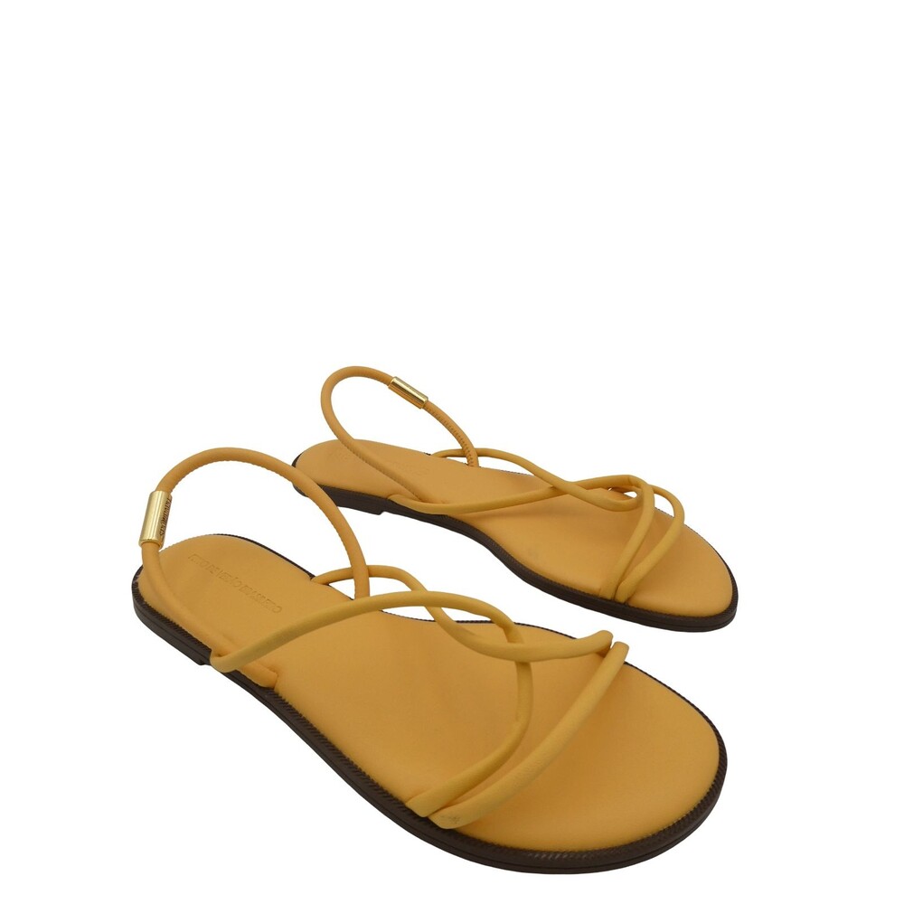 Havaianas Women's 8 Strappy Slingback Sandals Yellow Gold Brazil 37